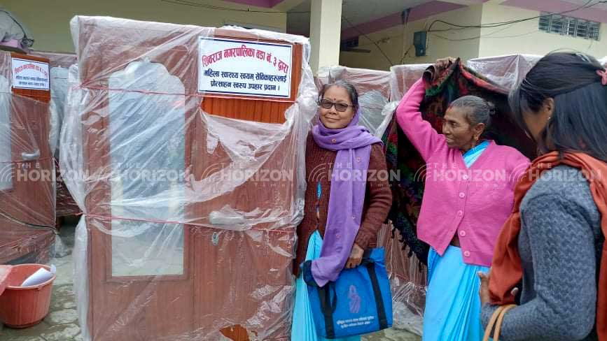 Drawers gifted to women volunteers