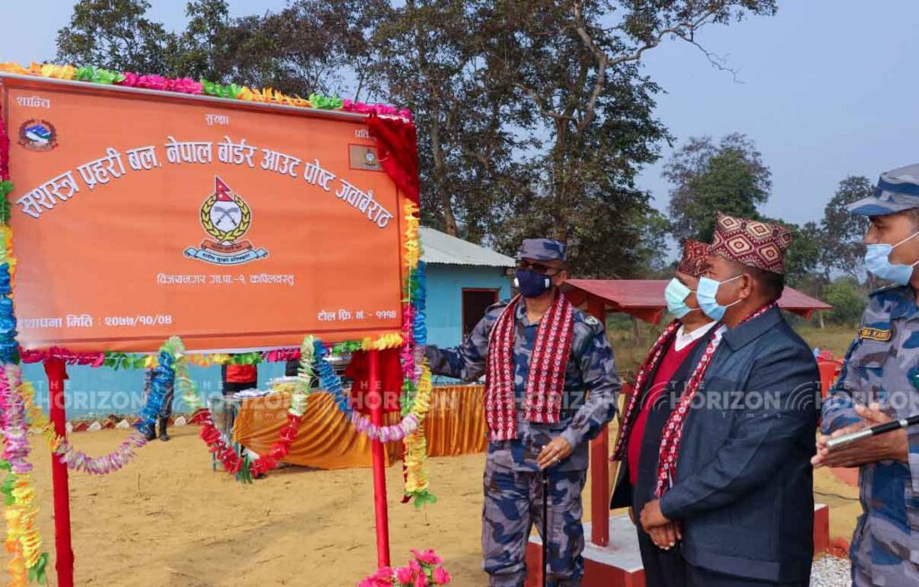 Set up of BOP at Jawabairath on Nepal-India border