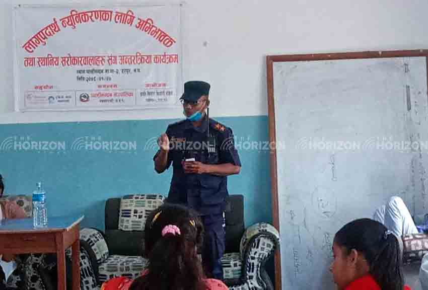 Interaction program related to drug control completed in Harpur, West Nawalparasi