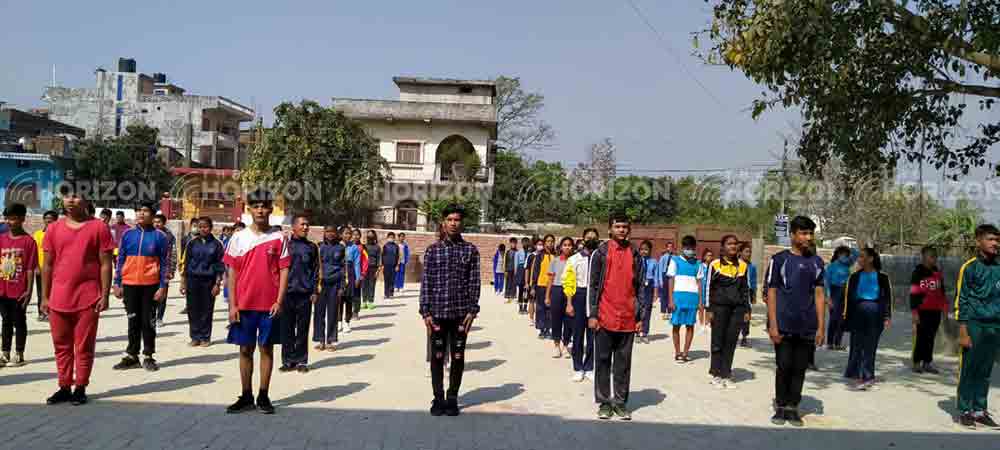 PT training for teachers and students in Shivraj Municipality, Nepal
